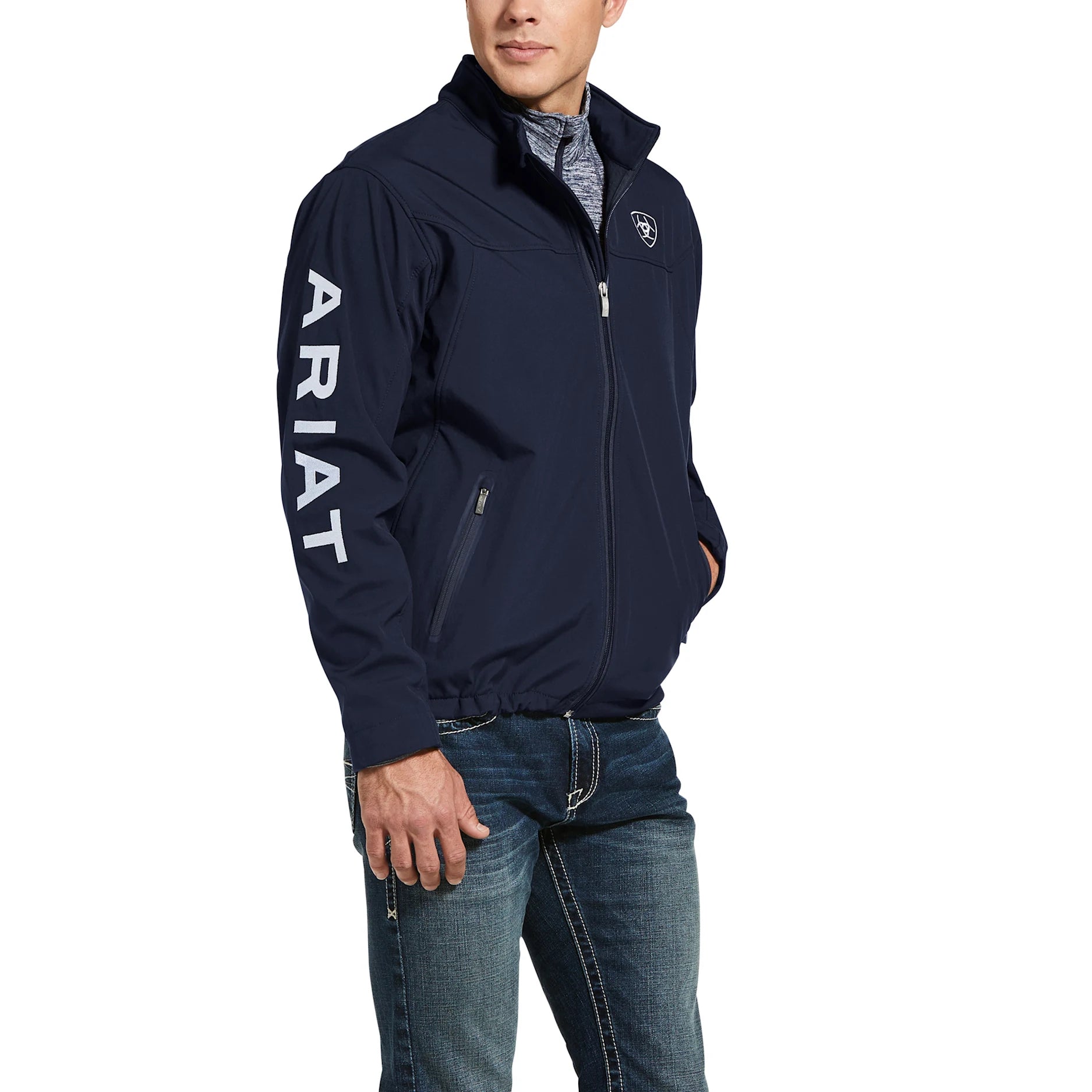 CHAMARRA ARIAT VERNON 2.0 SOFTSHELL JKT NAVY BLUE