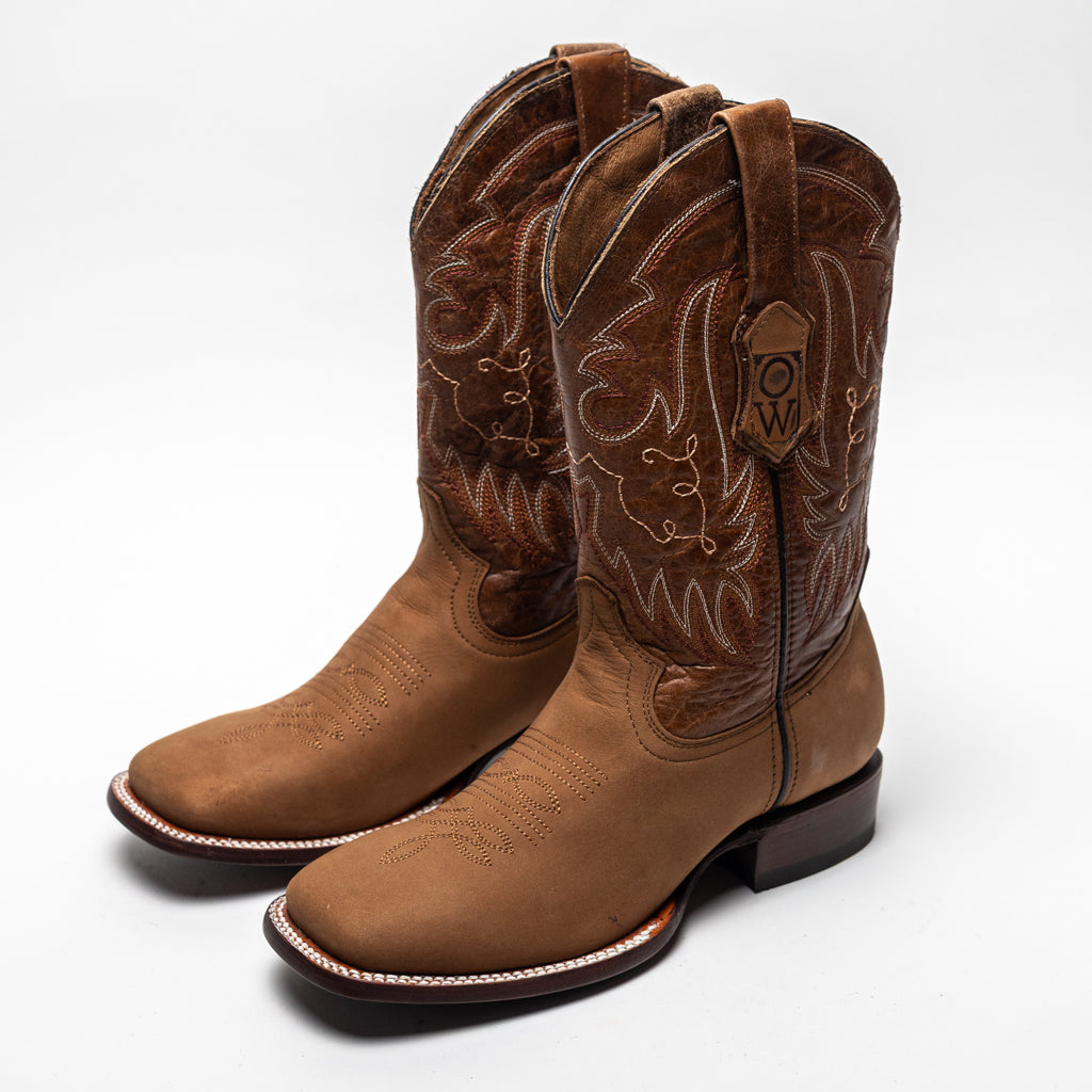 BOTA GOLDRUSH BULLDOG CRAZY MIEL SUELA DE HULE