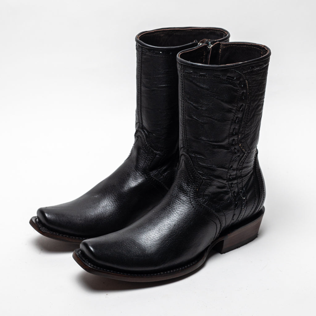 BOTA GOLDRUSH SIENA PIEL DE CABRA SUELA CUERO NEGRO