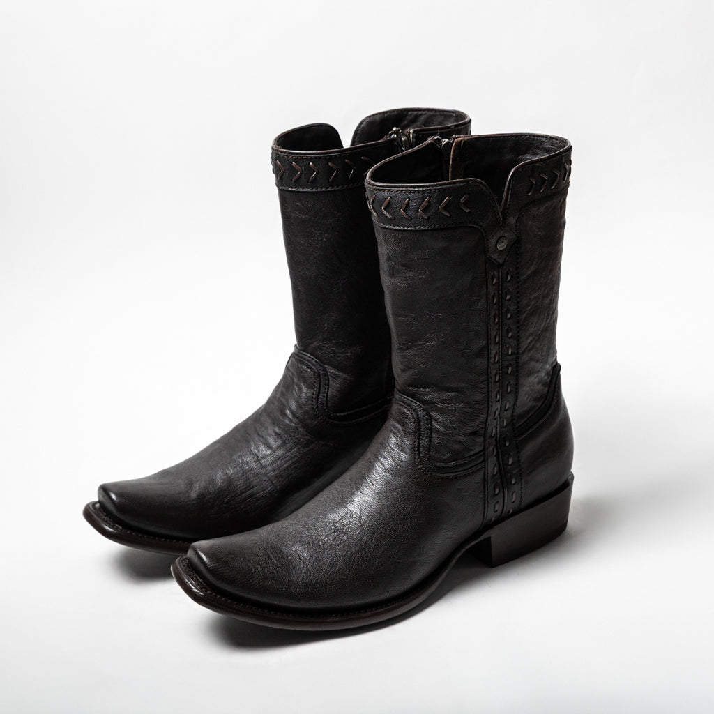 BOTA GOLDRUSH SIENA PIEL DE CABRA SUELA DE CUERO CAFÉ