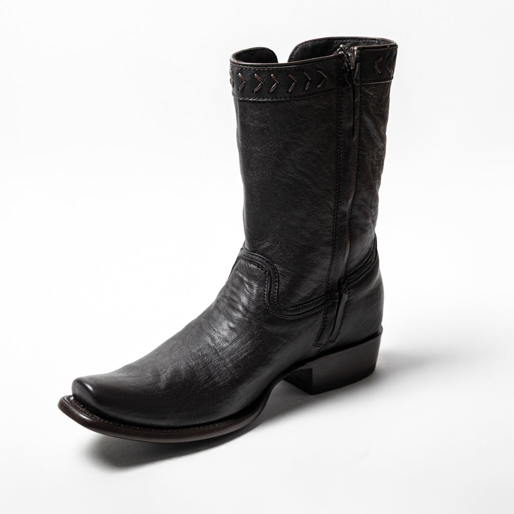 BOTA GOLDRUSH SIENA PIEL DE CABRA SUELA DE CUERO CAFÉ