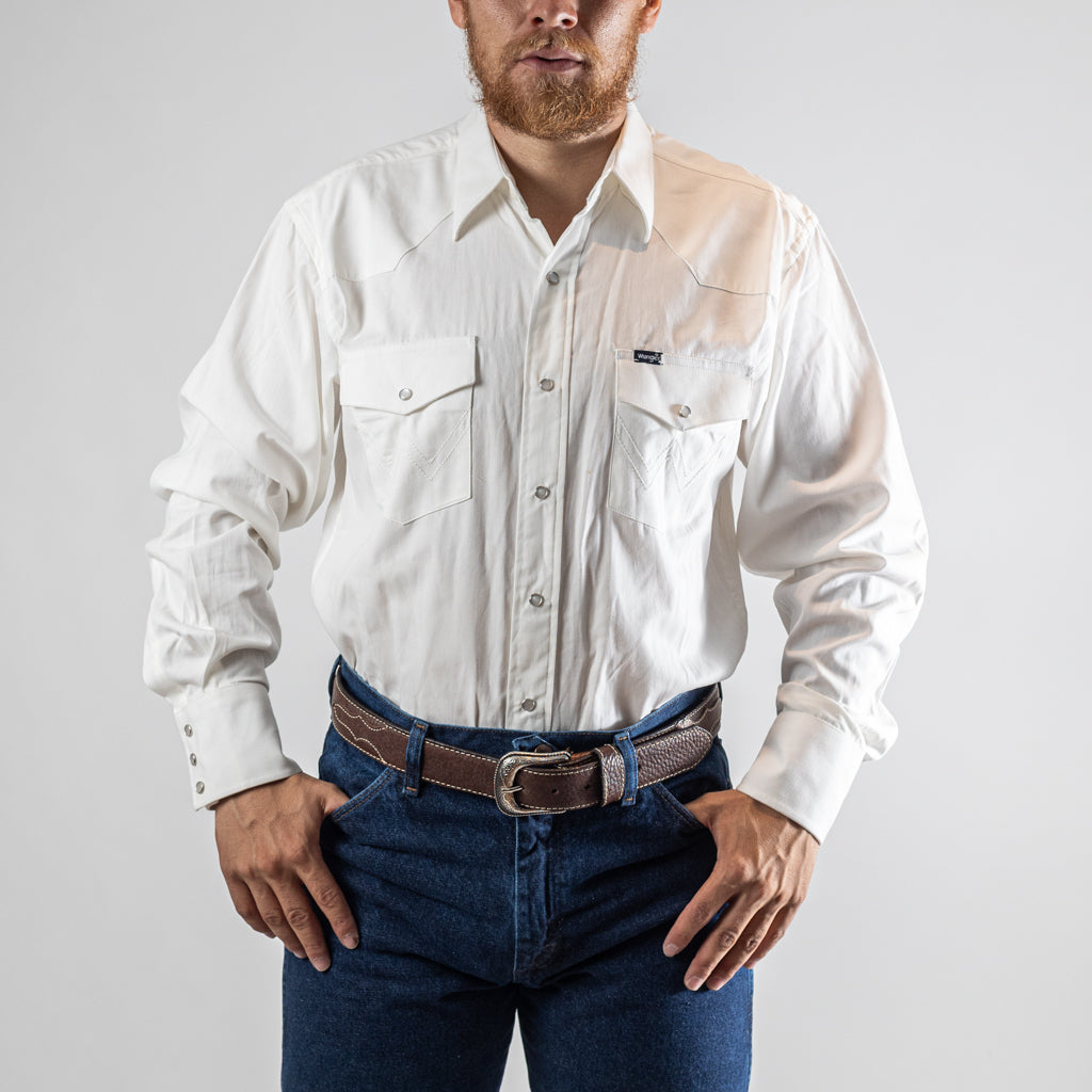 CAMISA WRANGLER WESTERN SHIRTS BLANCA LISA