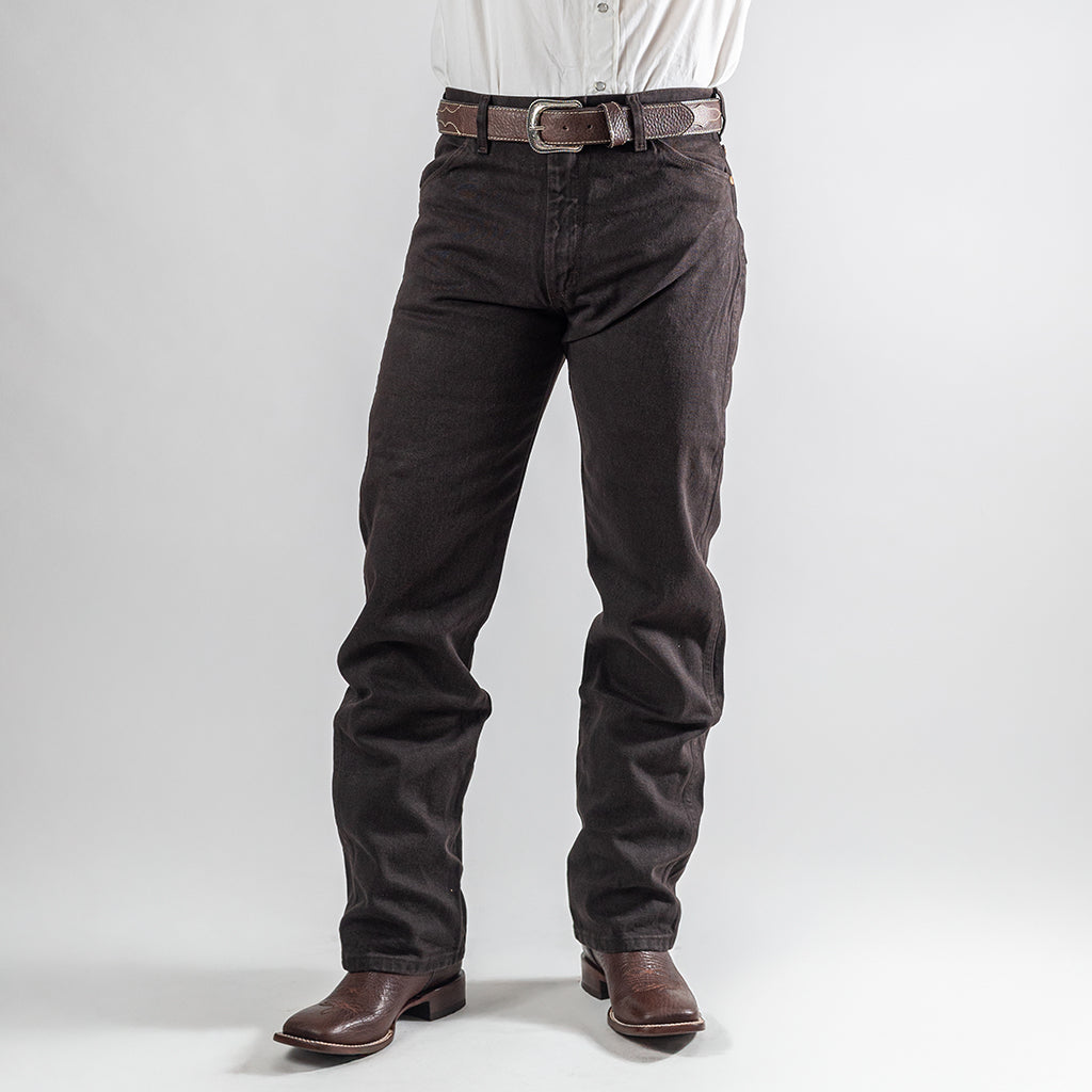 PANTALON WRANGLER PRO RODEO COLOR CAFÉ TABACO