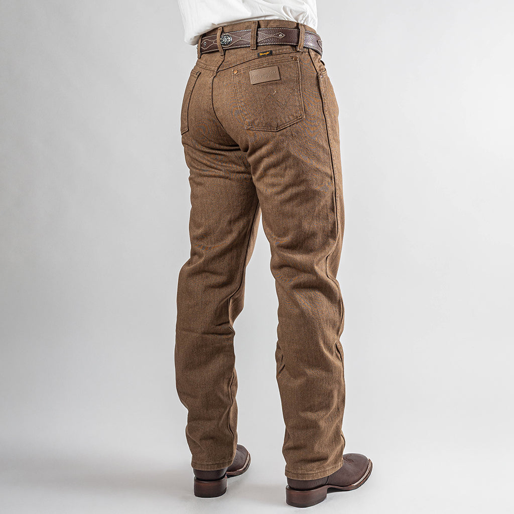 PANTALON WRANGLER PRO RODEO COLOR CAFÉ CAJETA